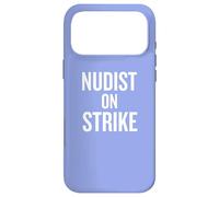 Nudist On Strike Holiday Humor for Christmas Case for iPhone 17 Pro Max