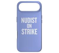 Nudist On Strike Holiday Humor for Christmas Case for iPhone Air