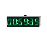 Nudiuhis 0.36 Inch LED Digital Electronic Clock Mini Digital Clock W Second Display Module Power Off Memory Brightness Adjustment -A