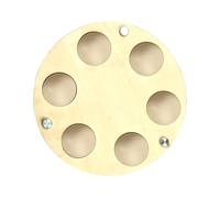 Nudiuhis 1 Set Golf Tee Show Rack Display Shelves Display Shelf Golf Ball Holder Softball Supply Wood Display Stand Honeycomb C