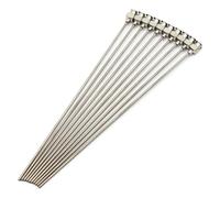 Nudiuhis 10 Pieces Dispensing Needle 6 Inch Stainless Steel Blunt Tip Luer Connector Stainless Steel Blunt Needles 16G