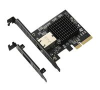 Nudiuhis 10Gbps AQC113 PCIE to Single Port RJ45 Network Card 1G/2.5G/5G/10Gbps PCIex4 Interface Ethernet Wired LAN Win10/11