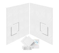 Nudiuhis 12 Pack SoundProof Foam Panels 12x12x0.4 Inch, Self Adhesive Acoustic Foam Panels for Acoustic Treatment White