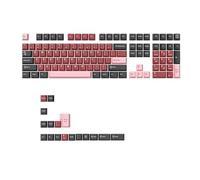 Nudiuhis 125 Keys PBT Double Shot Keycaps Set Key Caps Cherry Height for MX Mechanical Gaming Keyboard Spare Parts Type-C