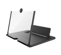 Nudiuhis 14 Inch 3D Screen Amplifier Mobile Display Enlarged Magnifier for Travel Black