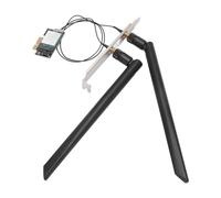 Nudiuhis 2.4G/5G Wireless Wifi Network Card Bluetooth4.0 PCI-E 1X Desktop WiFi Adapter Card Dual Band Wireless Desktop 2 Antennas