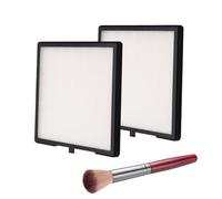 Nudiuhis 2 Pack Nail Dust Collector Filter Reusable Replacement Filter for Nail Dust Vacuum Machine for Nail Salon Nail Dust Extractor