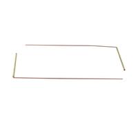 Nudiuhis 2Pcs Copper Dowsing Rods Spiritual Divining Rods Flexible Copper Rod Dowsing Spirit Rods