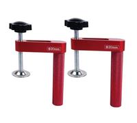 Nudiuhis 2pcs Dog Hole Clamp Woodworking Bench Stop Bench Dog Clamp Aluminum Alloy Desktop Fixed Clip - Hold Down Clamps 20mm