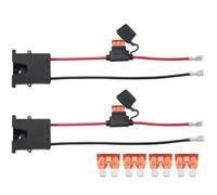 Nudiuhis 2Pcs Replacement 12 Volt Power Adapter Wiring Harness with 6Pcs Fuse,12V Battery Harness for Ride on Toys