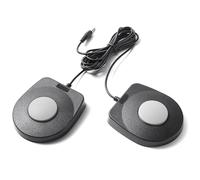 Nudiuhis 3.5mm Double Sustain Pedal Foot Drum Set Pedal for Keyboard Electric Pianos Hand Piano Musical Instruments Accessories Sustain Pedal Drum Set Pedal for Hand Roll Piano Electric Pianos Keyboar