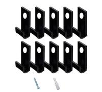 Nudiuhis 30PCS Vinyl Record Display Shelf Wall Mount Minimalist Acrylic Holder Stand for Albums CD,B