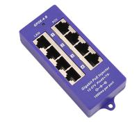 Nudiuhis 48V or 24V Gigabit Passive PoE Injector 4 Port 1000Mbps PoE Module for Security IP Camera WiFi Access Point, UBNT, Easy to Use Fine Workmanship