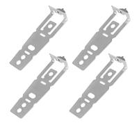 Nudiuhis 4pcs Dishwasher Mounting Bracket with Screws,WD01X27759 Dishwasher Quartz Countertop Install Clips Under Counter Cabinet