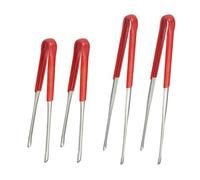 Nudiuhis 4Pcs Kitchen Tongs Grill Tongs,11.5 Inch and 13.5 Inch Metal Food Tongs,High Temperature Barbecue Tongs Easy Install