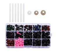 Nudiuhis 566PCS Plastic Safety Eyes for Crocheting Amigurumi Crochet Eyes with Washers Animal Safety Eyes for Toys Making Knitted