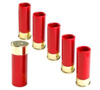 Nudiuhis 6PCS 12 Gauge Shot Glasses Tequila Shot Glass Suitable for Bar Home Wine Lovers.