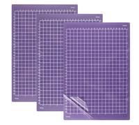 Nudiuhis 8.5x12inch Cutting Mat (Strong Grip), 3pcs Adhesive Cutting Mats Reusable Strong Grip Machine Mat Replacement ()