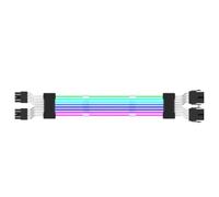 Nudiuhis ARGB Power Supply Extension Cable 2X8Pin Cord Motherboard RGB Extension Cable for Computer