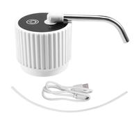 Nudiuhis Automatic Mini Water Bottle Pump, White Foldable Electric Dispenser for Home Use