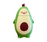 Nudiuhis Avocado Glass Portable Carrying Rope Student Double-Layer Insulation Water Cup Gift Drinking Water Bottle Girl Heart,A