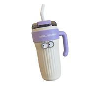 Nudiuhis Big Coffee Cup Tumbler Vacuum Cup Car Bottle Stainless Steel Ice Drink Cup Outdoor Sport Insulated Cup, Easy to Use B
