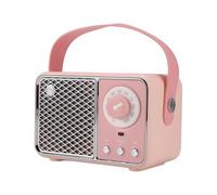 Nudiuhis Bluetooth Speaker Portable Sound Speaker Music Wireless Radio FM Mini Blootooth Audio Pink
