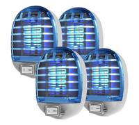 Nudiuhis Bug Zapper Indoor Electronic Mosquitoes Mosquito Zapper Mosquito Repellent Lamp with Blue Lights for Living Room, Home, Kitchen,Office