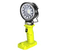 Nudiuhis Car LED Alarm Work Light Flashlight Searchlight Torch Spotlight Camping Lamp for 18V Lithium Battery P107 P108 PBP005