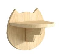 Nudiuhis Cat Hammock Climbing Platform, Wall Platform, Small Solid Wood Cat Climbing Frame A
