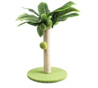 Nudiuhis Cat Scratching Post for Cats Tree Catcus Cat Scratcher Posts Toy Cute Kitten Kitty Sisal Rope Scratch with Teaser Ball