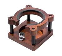 Nudiuhis Coffee Tamper Holder,Wooden Coffee Tamper Station Espresso Tamping Station Portafilter Holder for Espresso Machine