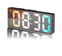 Nudiuhis Colorful Alarm Clock for Kids - Digital Alarm Clocks Bedside for Bedroom Home,Gifts for Teenage Girls, LED Display Easy Install