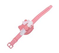 Nudiuhis Cute Mini Fan,Watch Design for Children,Portable Fan,Soft Safe Strong Wind,USB Ventilation Rechargeable C