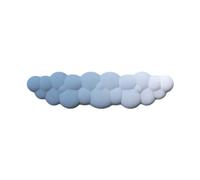 Nudiuhis D-Keyboard Wrist Rest Pad, Ergonomic Design Effective Wrist Pain Relief Arm Rest Desk, Cute Cloud Decoration Gift Easy to Use