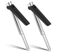 Nudiuhis Effortless Arthritis Jar Openers for Seniors,Non-Slip Bottle Opener,Can Opener Manual Lid Opener, Lid Opener Black