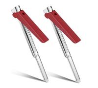 Nudiuhis Effortless Arthritis Jar Openers for Seniors,Non-Slip Bottle Opener,Can Opener Manual Lid Opener, Lid Opener Red