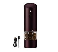 Nudiuhis Electric Salt and Pepper Grinder USB Charging Automatic Salt and Pepper Grinder Suitable for Kitchens and Restaurants,D