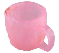 Nudiuhis Elegant Geode Crystal Coffee Mug -Mineral Crystal Coffee Cup Quartz Stone Cup, Ideal for Hot Beverages B