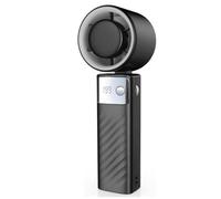 Nudiuhis Handheld Turbo Fan, Powerful Fans [20Hrs Max Cooling], Mini Fans,LED Display, for Women Men Outdoor Indoor Black