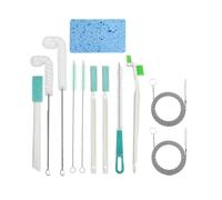 Nudiuhis Ice Machine Maintenance Tools, 12 Piece Brush Sets with Crevice Cleaner and Scrub Sponge