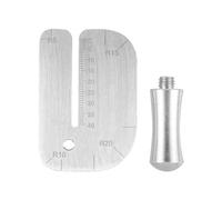 Nudiuhis Leather Pulling Board Practical Cutting Ruler Tool Stainless Steel Manual Leather Cut Auxiliary Accessories