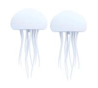 Nudiuhis LED Jellyfish Lamp RGB Gradient Jelly Fish Light Lamp Voice Control Jellyfish Light Rechargeable Desk Lamp for Bedrooms