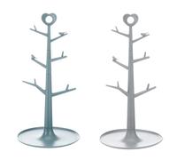 Nudiuhis Mug Rack Shelf Cup Coffee Rack Tree-Shaped Drying Storage Rack Tea Drain Rack Storage Kitchen Display Countertop Rack