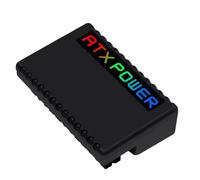 Nudiuhis PH324 ATX 24Pin 90 Degree Power Plug Adapter RGB ATX 24Pin 90 Degree Power Connector for Desktop PC DIY Power Supply A