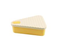 Nudiuhis Pizza Leftover Storage Container,Reusable Pizza Slicone Container,Silicone Food Container Easy Install Easy to Use D
