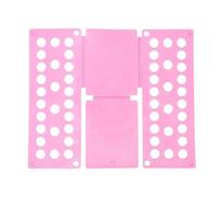 Nudiuhis Plastic Clothes Folding Board Kids Laundry Folder Shirt Folding Board Home Storage Tool for Kid Children Adults Pink