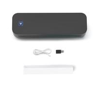 Nudiuhis Portable A4 Thermal Printer Inkless for Office Photo PDF Document Memo Stencil Printing Black