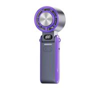 Nudiuhis Portable Foldable Handheld Fan, 3600mAh Battery, 100-Level Speed Control, High-Speed Turbo, Outdoor Mini Cooling Fan