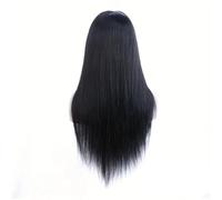 Nudiuhis Pre-Pulled Straight Lace Front Wig Glueless Front Closure Ready to Wear Wig Straight Hair Wig Head Cover